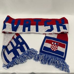 Croatia Hrvatska Football Scarf